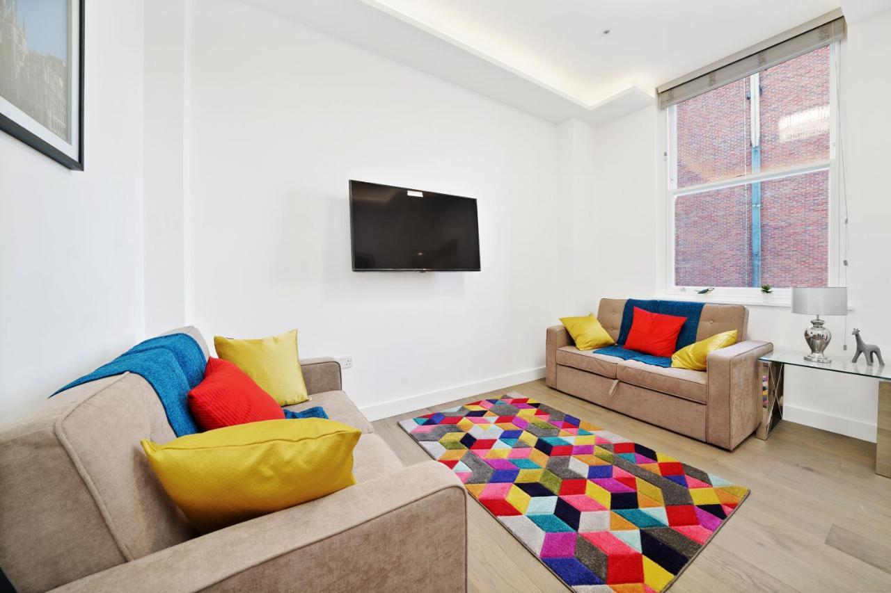 City Prime Apartments Londra Dış mekan fotoğraf A living room in a serviced apartment in London